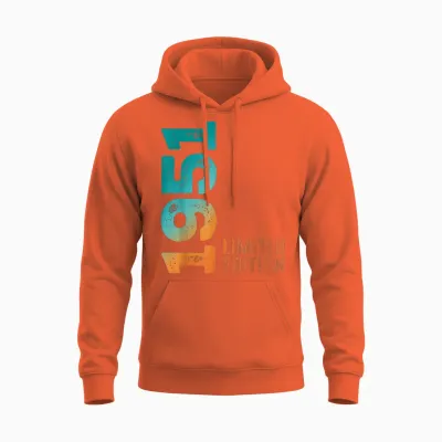 Anniversaire 1951 édition Limitée 1951 Unisex Hoodie - Orange
