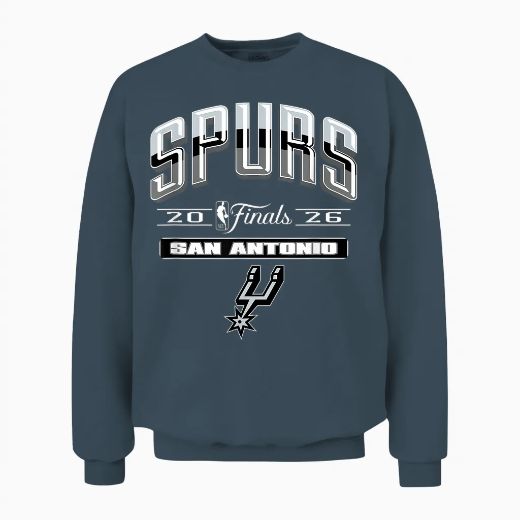 Nba 2026 Finals San Antonio Spurs Final Push Unisex Sweatshirt in Dark Heather