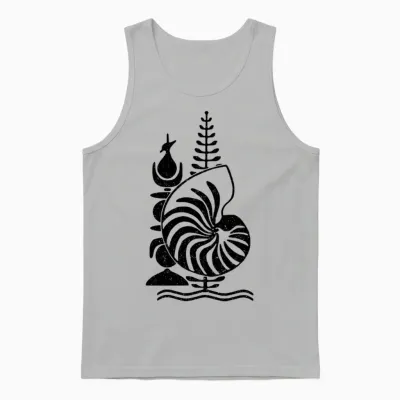 Drapeau Du Symbole De La Calédonie Manche Longue Unisex Tank Top - Ash