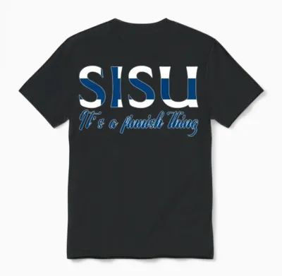Finland Sisu Unisex T-Shirt - Black