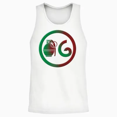 Olgz Emblem V2 Unisex Tank Top - White
