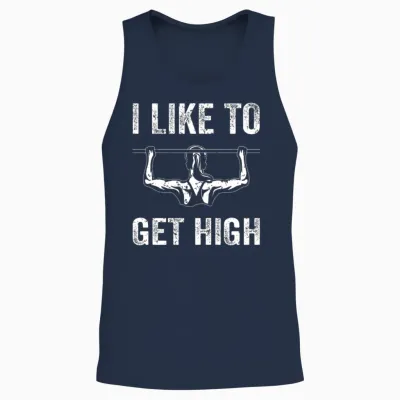 Funny Fitness Gym Workout Women Unisex Tank Top - Navy