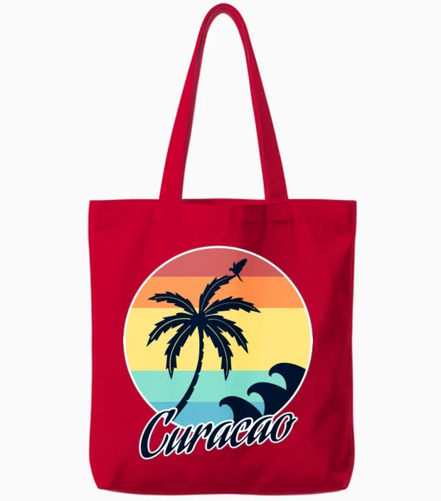 Curacao Tote Bags in Red