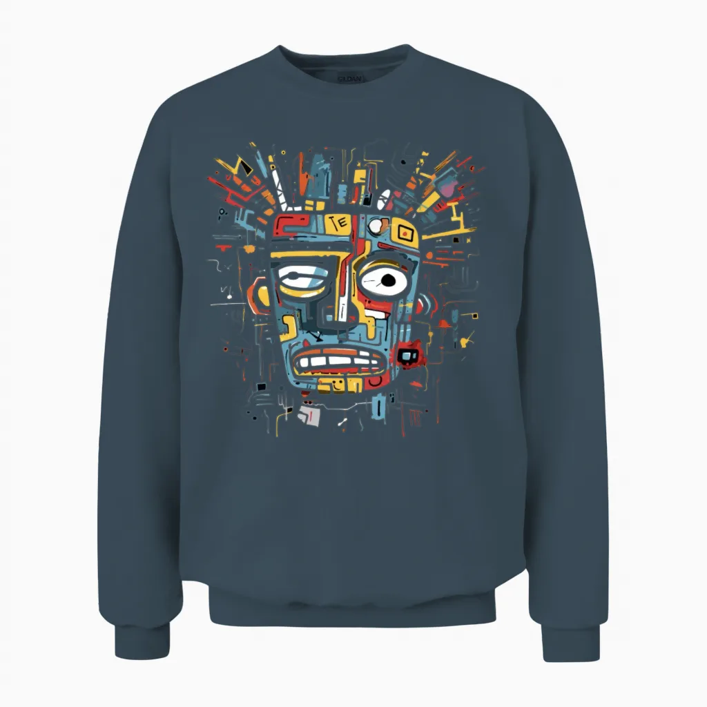Electric Rhythms Unisex Sweatshirt in Dark Heather