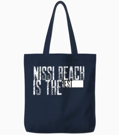 Nissi Beach Is the Best Tote Bags - Navy