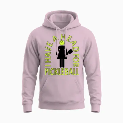 Funny Pickleball Women Unisex Hoodie - Light Pink