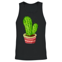 Cactus Plants Funny Unisex Tank Top - Black – 2