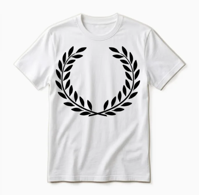 Laurel Wreath Unisex T-Shirt in White