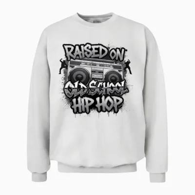 Hiphop Geschenk Für Jungs Mädchen Freestyle Graffiti Music Unisex Sweatshirt - White
