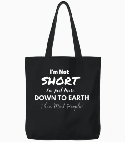 Funny Gift Funny Saying Tote Bags - Black