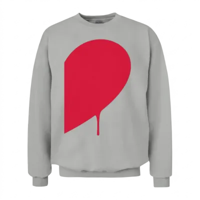Half Heart Man Unisex Sweatshirt - Ash