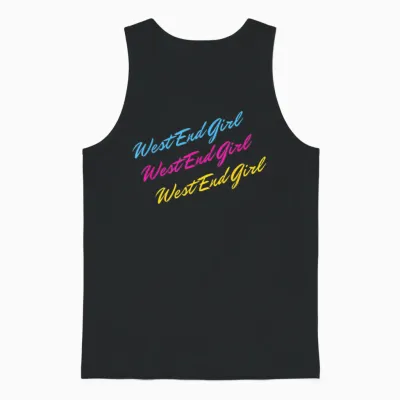 West End Girl Dans L'esthétique Rétro Unisex Tank Top - Black