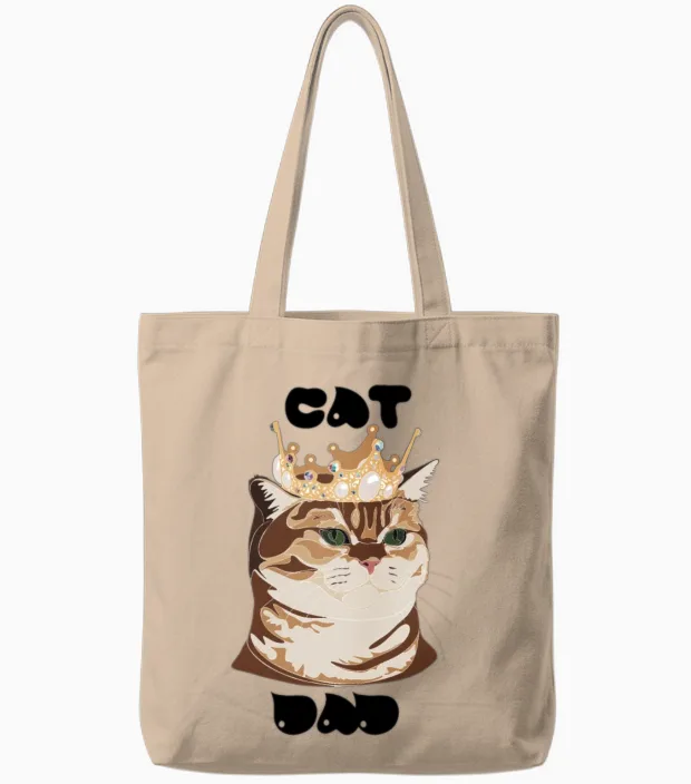 Funny Pictures Tote Bags in Natural
