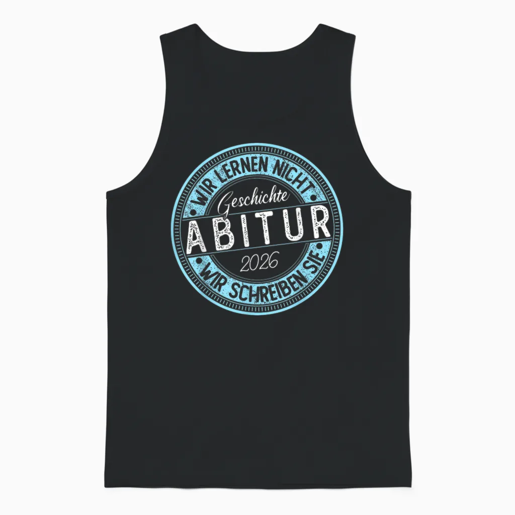 Abitur 2026 | Abi 26 | Schulabschluss Abiturienten Jungen Unisex Tank Top in Black