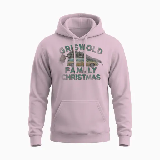 National Lampoon's Christmas Vacation - Griswold Vacation Unisex Hoodie - Light Pink