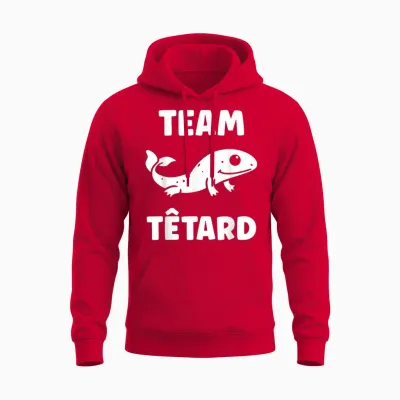 Funny Tadpole Quote Funny Team Tadpole Unisex Hoodie - Red