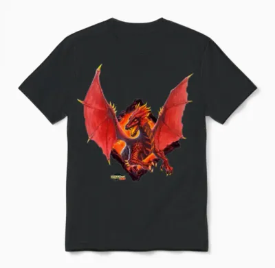 Schleich® Eldrador® Creatures Lava Dragon Unisex T-Shirt - Black