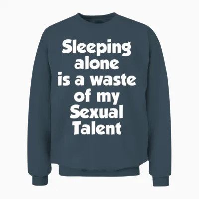 Is a Waste Unisex Sweatshirt - Dark Heather