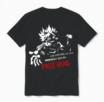 Best Design Melvin Free Hug Unisex T-Shirt - Black