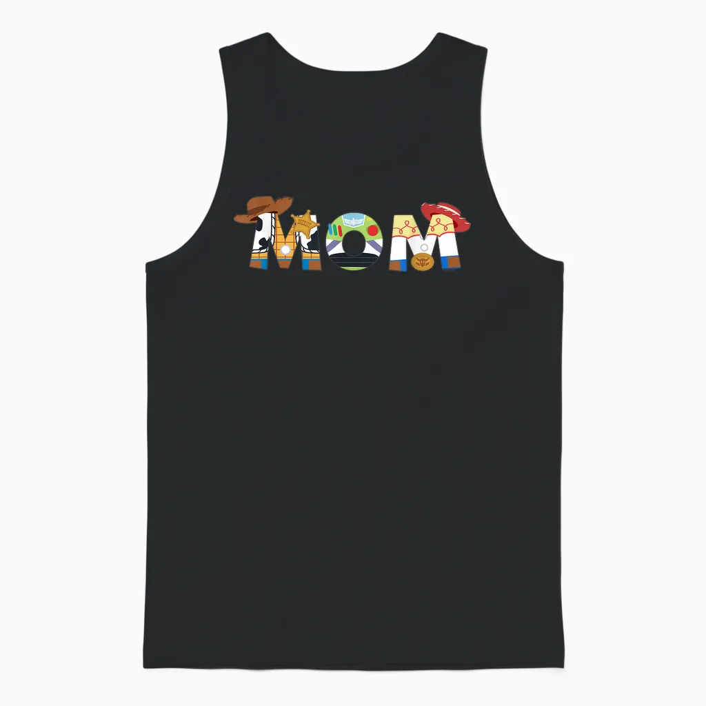 Disney and Pixar’s Toy Story Mom Mother’s Day Birthday Unisex Tank Top in Black