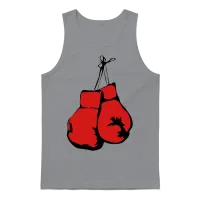Hanging Boxing Gloves — & Mma Unisex Tank Top - Sport Grey – 1