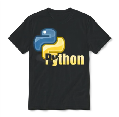 Python Unisex T-Shirt - Black
