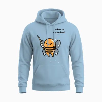 Gudetama Fairy Bee Costume Unisex Hoodie - Light Blue