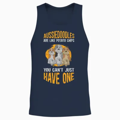 Aussiedoodles Are Like Dog Aussiedoodle Unisex Tank Top - Navy