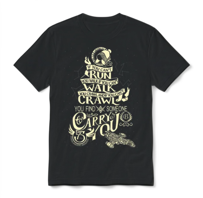 Firefly Shirt - Serenity - When You Can't Run Unisex T-Shirt - Black