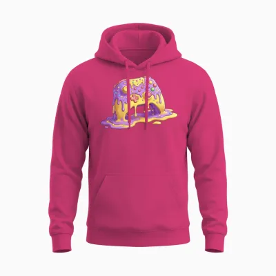 Drip Gamer Controller Retro Unisex Hoodie - Heliconia