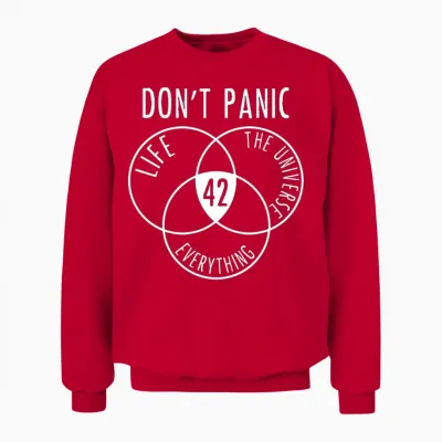 42 Unisex Sweatshirt - Red