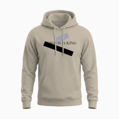 Chaos Is King Unisex Hoodie - Sand