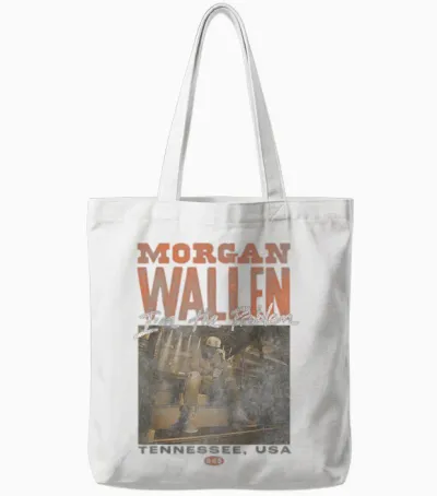 Official Morgan Wallen Tennessee Tote Bags - White