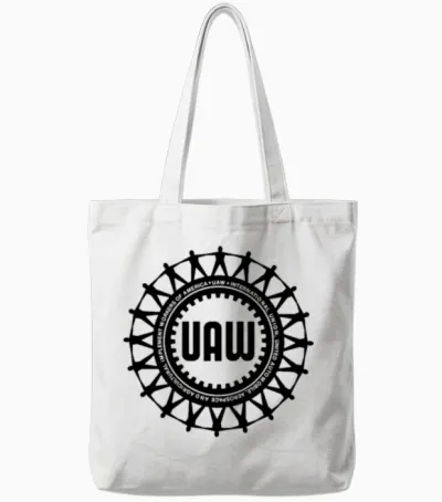 Uaw Tote Bags - White