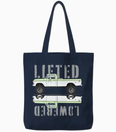 351 V8 Winter Green Tote Bags - Navy