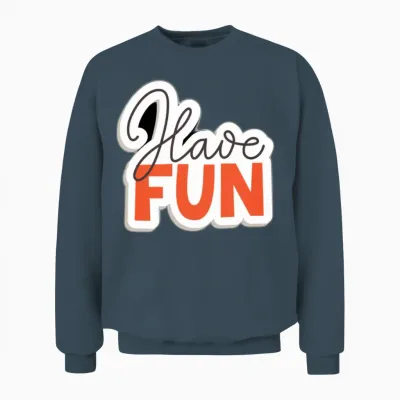 Have Fun in Life Unisex Sweatshirt - Dark Heather