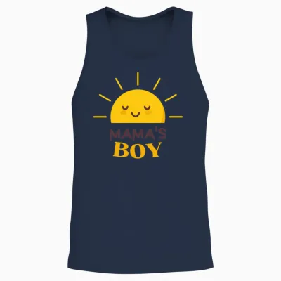Mamas Boy Unisex Tank Top - Navy