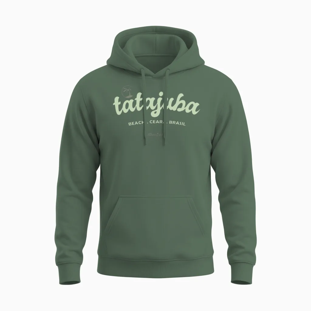 Tatajuba Beach Retro - Summer & Unisex Hoodie - Military Green