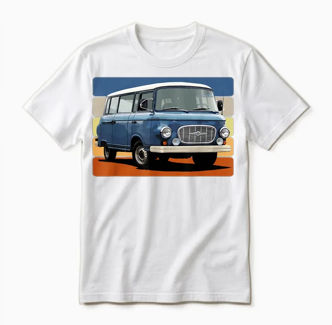 Barkas-B1000 Ostdeutschland Ddr Ossi Retro Unisex T-Shirt in White