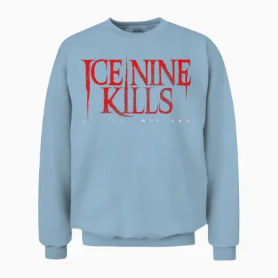 Ice Nine Kills – Crow Logo T-Shirt, Black, S Unisex Sweatshirt - Light Blue