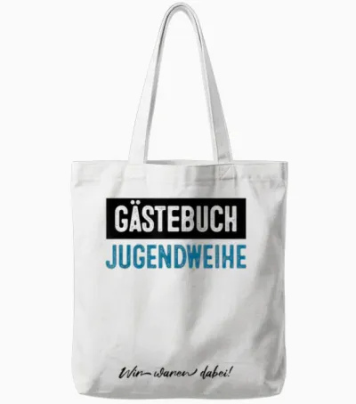 Youth Consecration Guest Book T-Shirt, Black, S Tote Bags - White