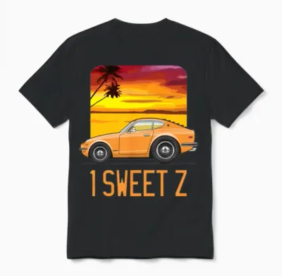 1 Sweet Orange Unisex T-Shirt - Black