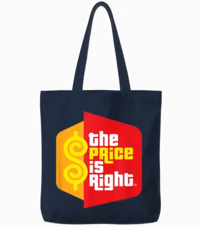 Price Is Right - Original Logo Tote Bags - Navy