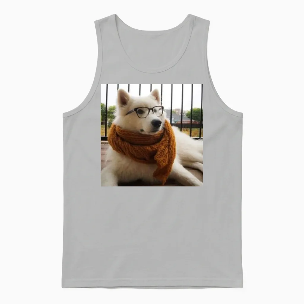 Style Dog - Lovers Unisex Tank Top in Ash