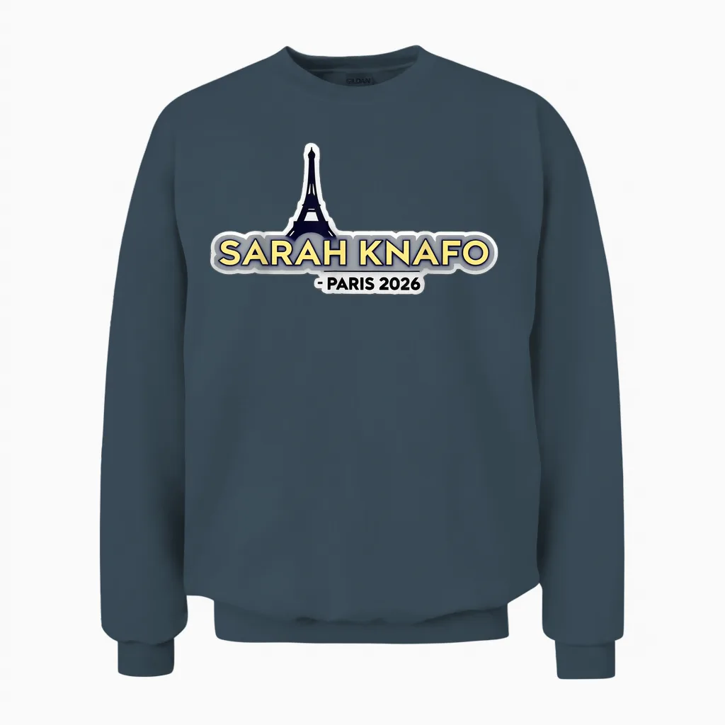 Sarah Knafo - Paris 2026 Unisex Sweatshirt in Dark Heather