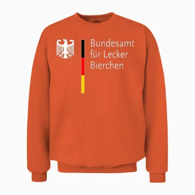 Bundesamt Für Leckerbierchen Beer Bier Unisex Sweatshirt - Orange