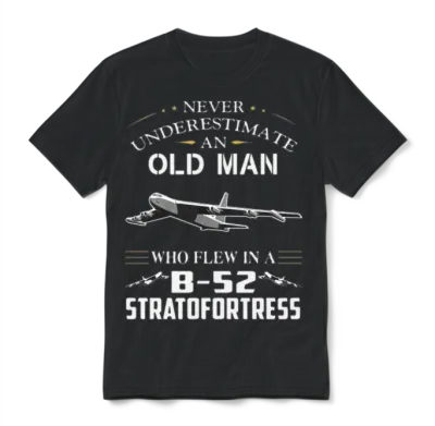 B 52 Bomber Unisex T-Shirt - Black