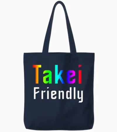 George Takei Takei Friendly Mp Women's T-Shirts Tote Bags - Navy