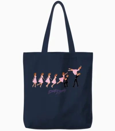 Dirty Dancing the Lift Tote Bags - Navy