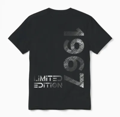Limited Edition Jahrgang 1967 Mann Frau 59. Geburtstag Unisex T-Shirt - Black